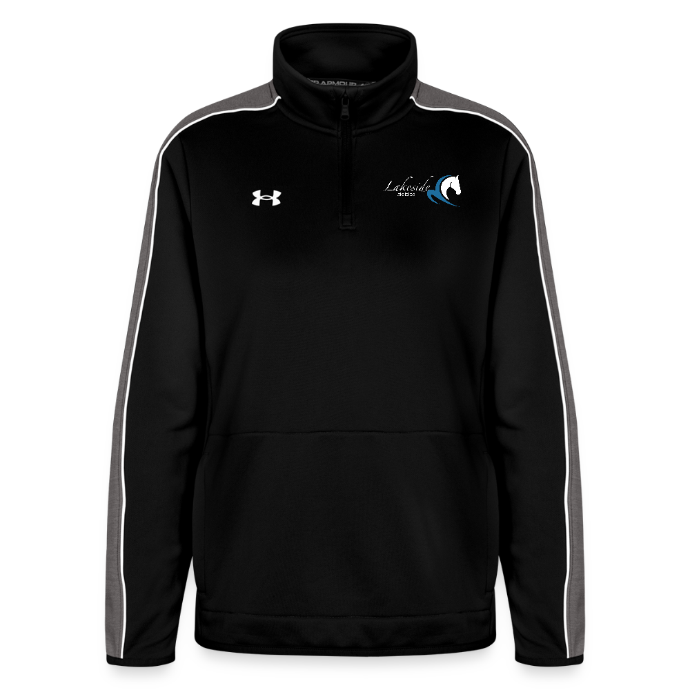 Under Armour Women's Command Quarter Zip 2.0 - black/white
