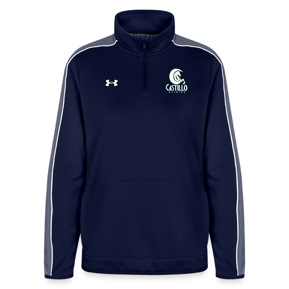 Under Armour Women's Command Quarter Zip 2.0 - navy/white