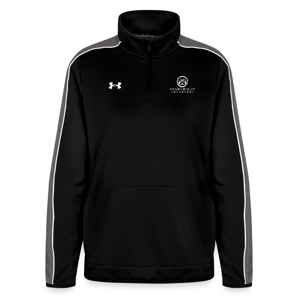 Under Armour Women's Command Quarter Zip 2.0 - black/white