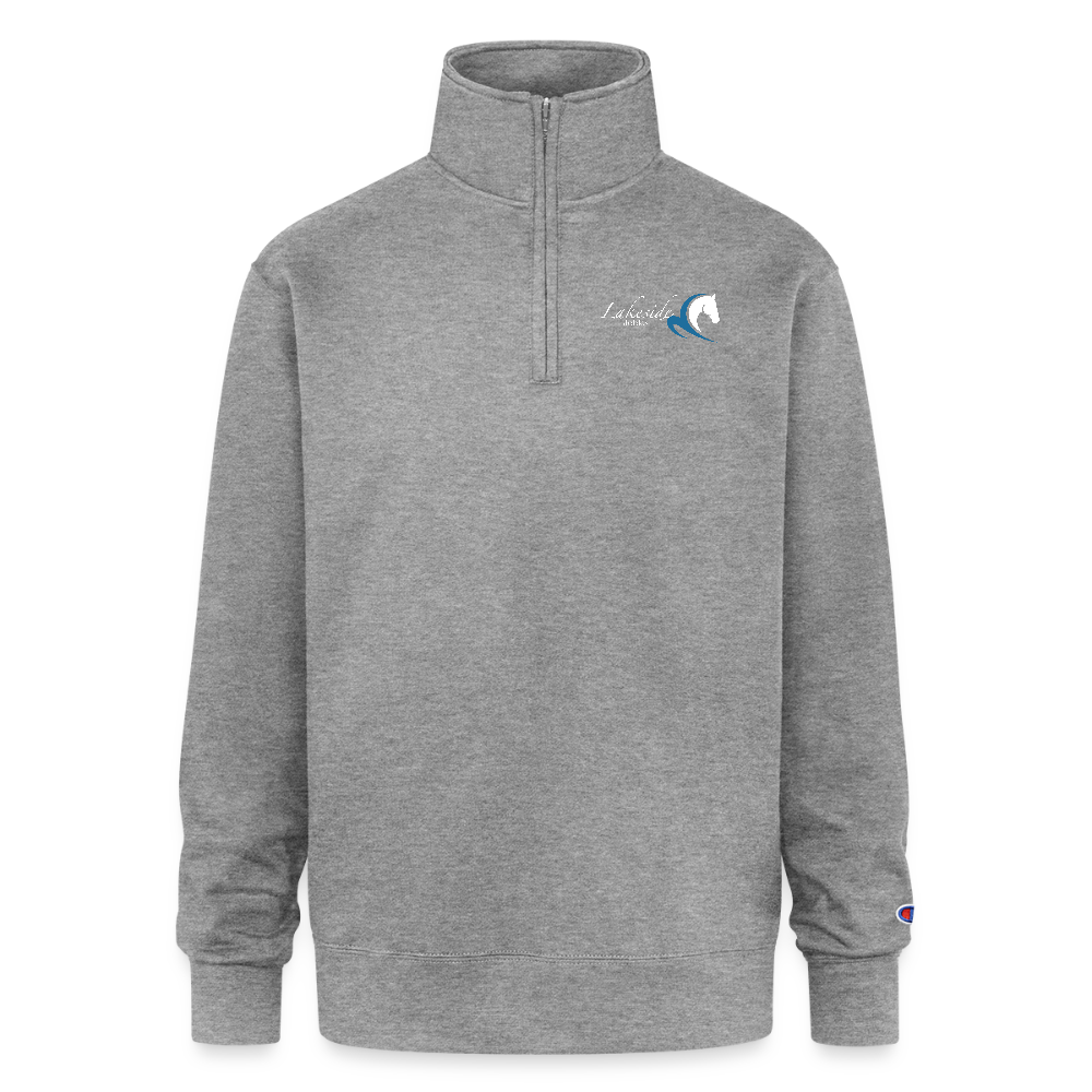 Champion Unisex Quarter Zip Sweatshirt - heather gray