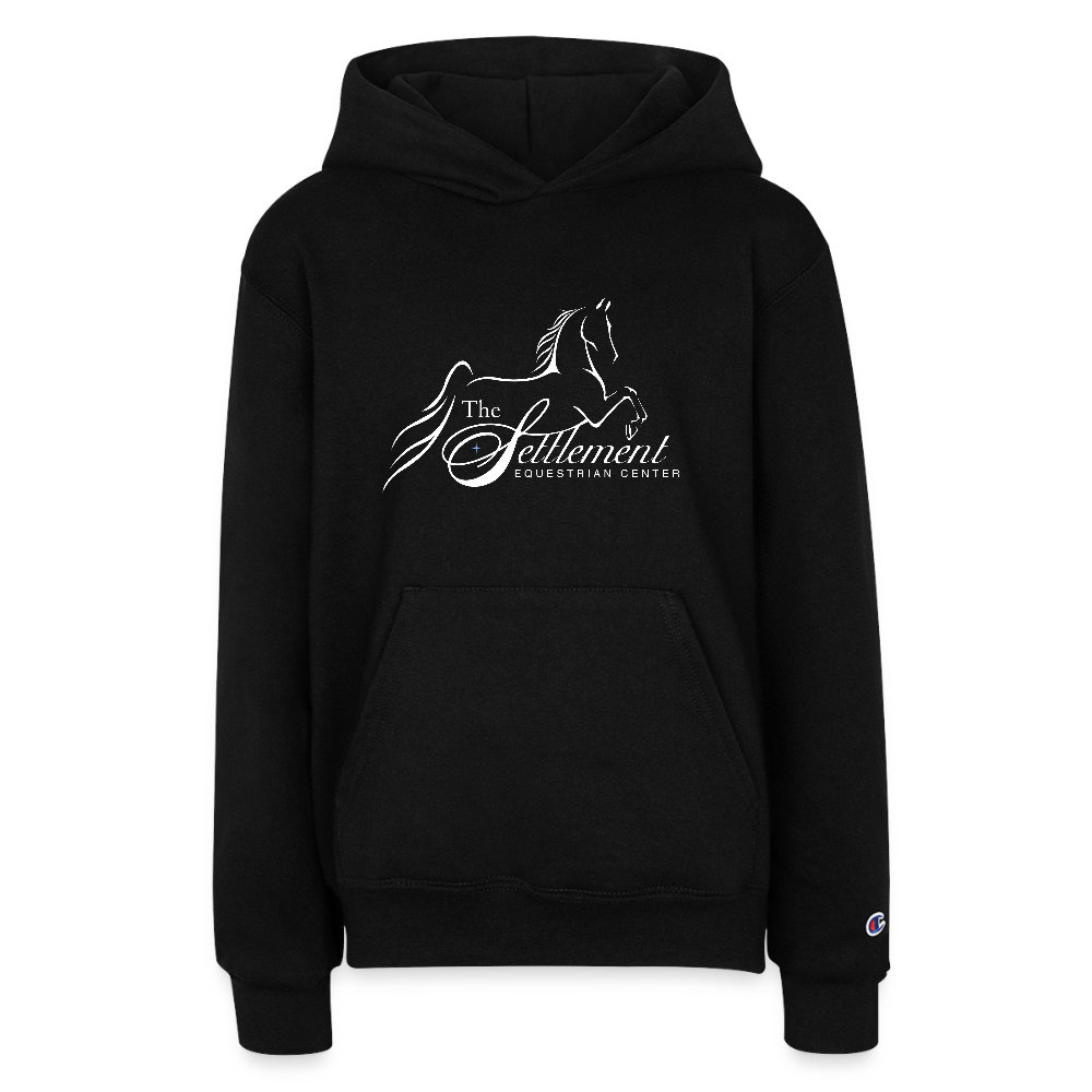 Champion Youth Hoodie - black