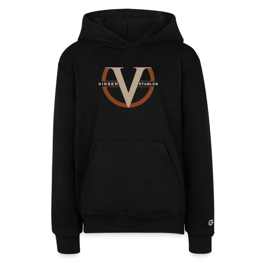 Champion Youth Hoodie - black