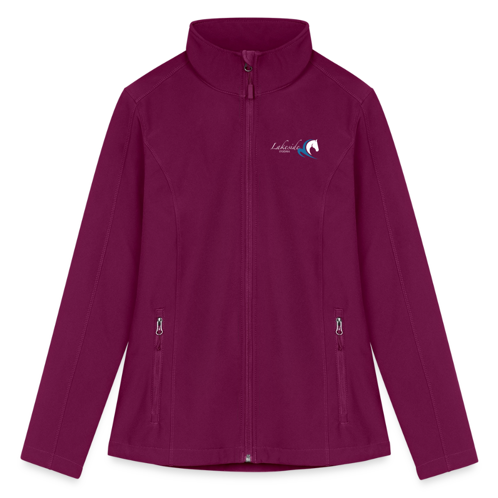 Women’s Soft Shell Jacket - raspberry