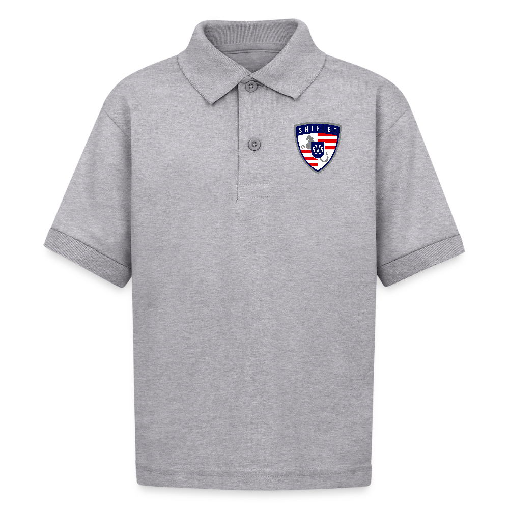 Kids Polo - heather gray