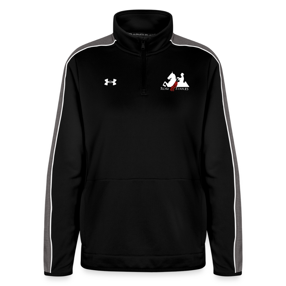 Under Armour Women's Command Quarter Zip 2.0 - black/white