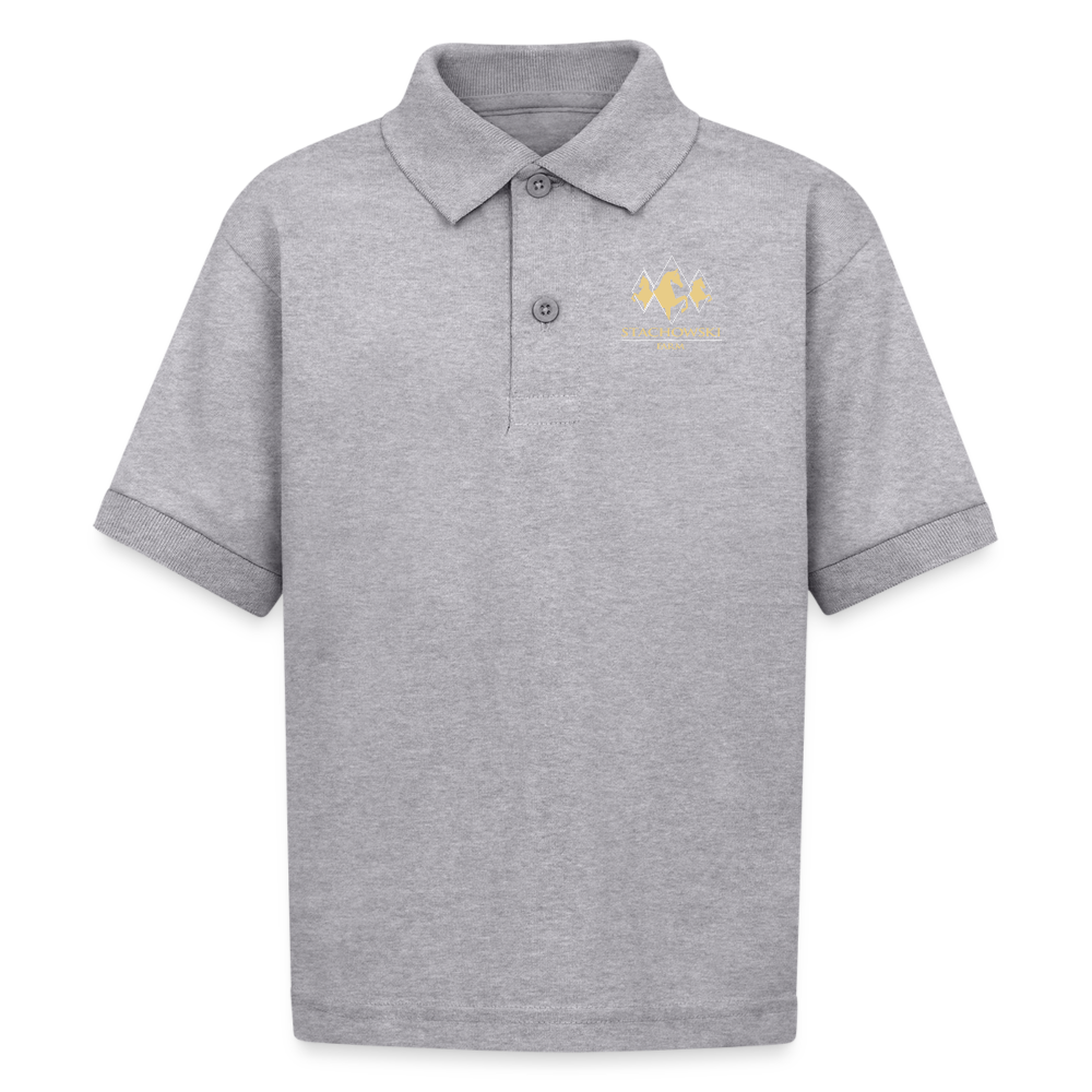 Kids Polo - heather gray
