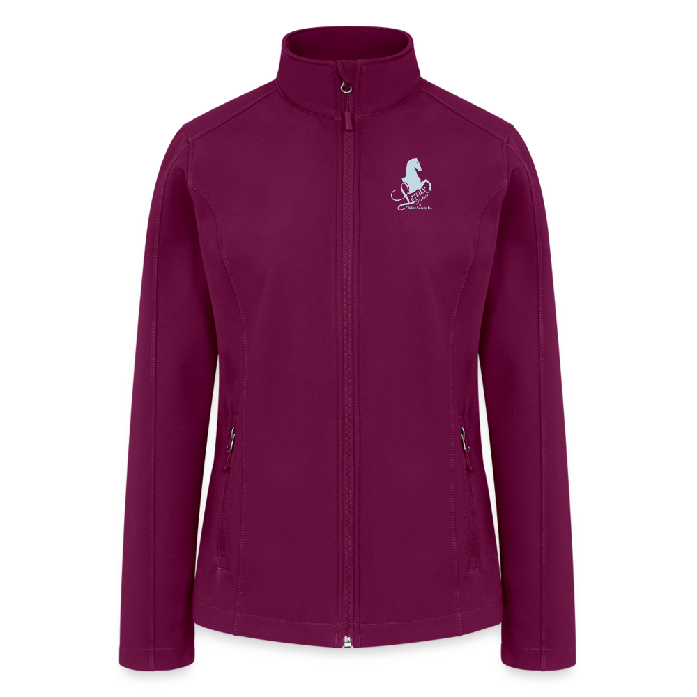 Women’s Soft Shell Jacket - raspberry