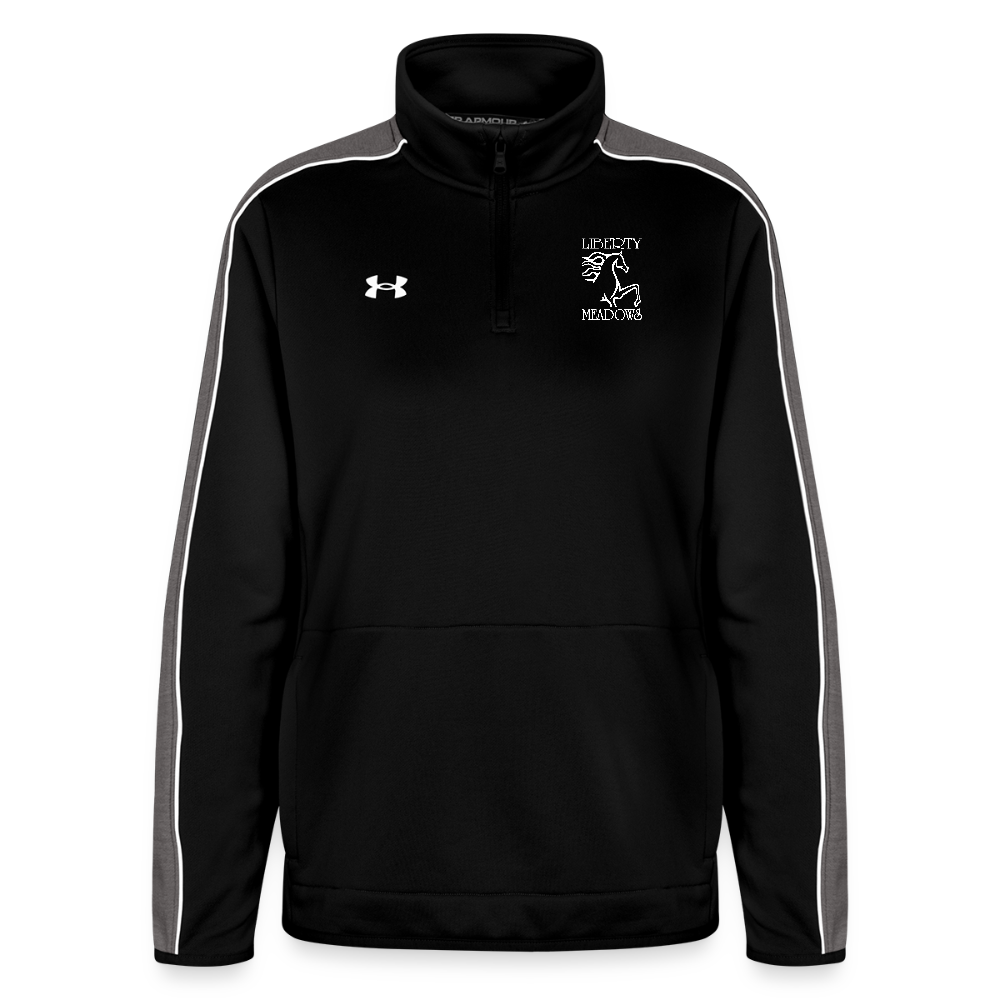 Under Armour Women's Command Quarter Zip 2.0 - black/white