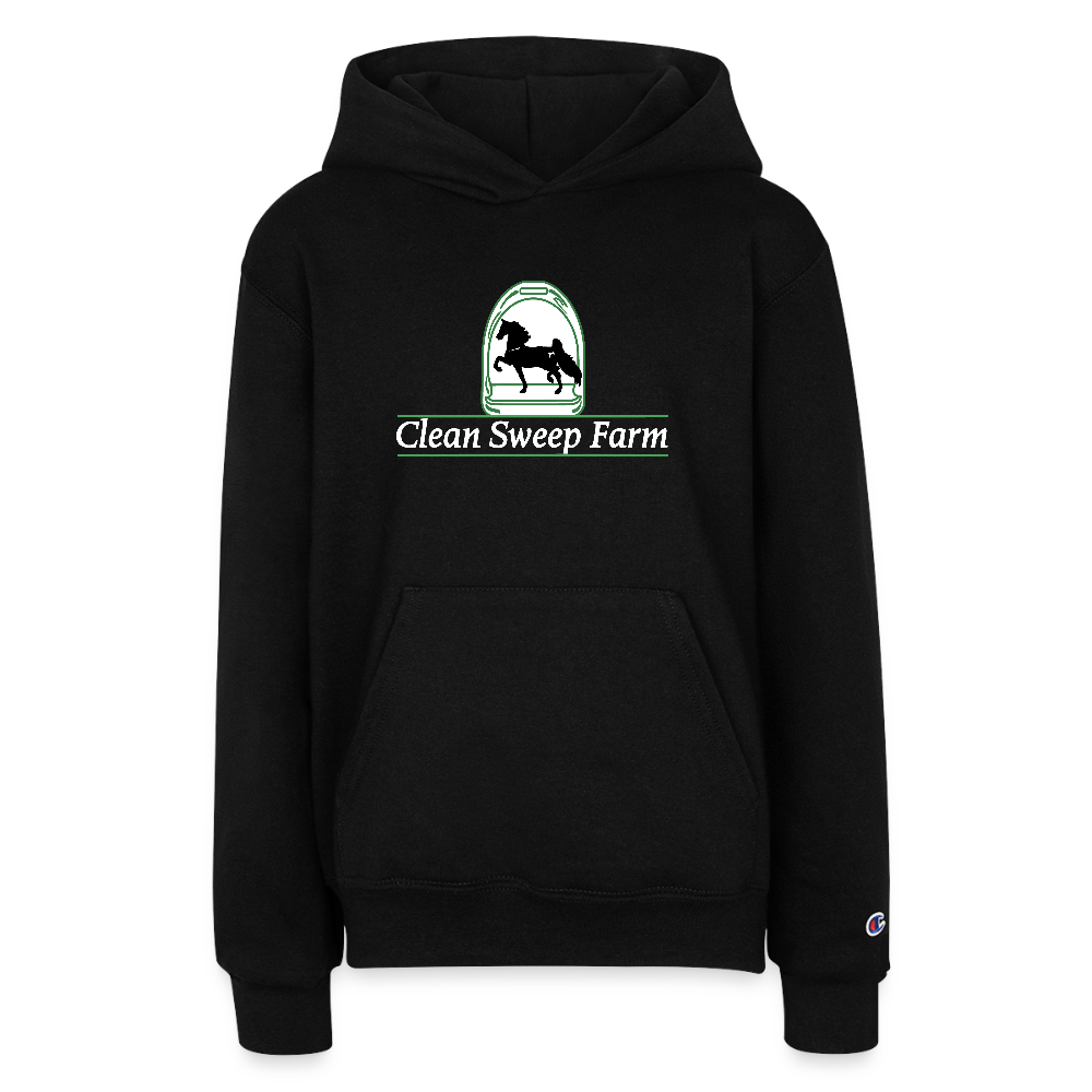 Champion Youth Hoodie - black