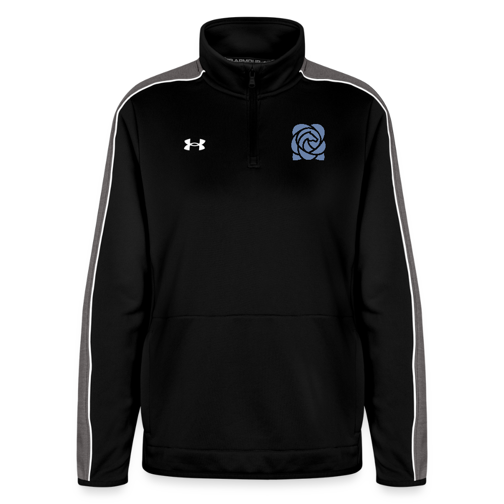 Under Armour Women's Command Quarter Zip 2.0 - black/white