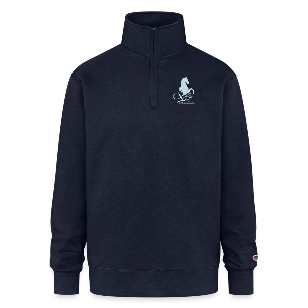 Champion Unisex Quarter Zip Sweatshirt - navy