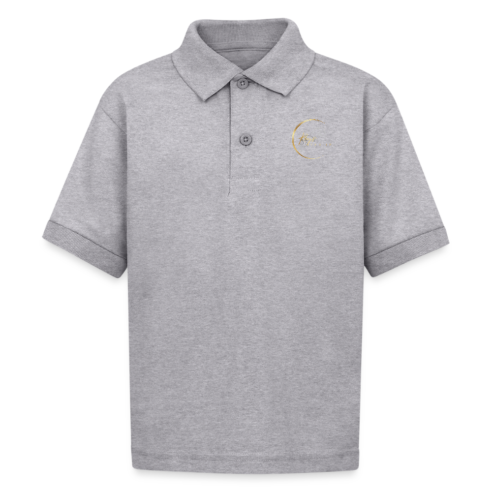 Kids Polo - heather gray