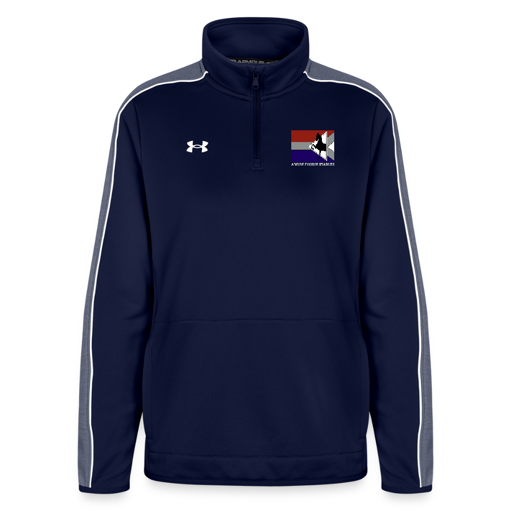 Under Armour Women's Command Quarter Zip 2.0 - navy/white