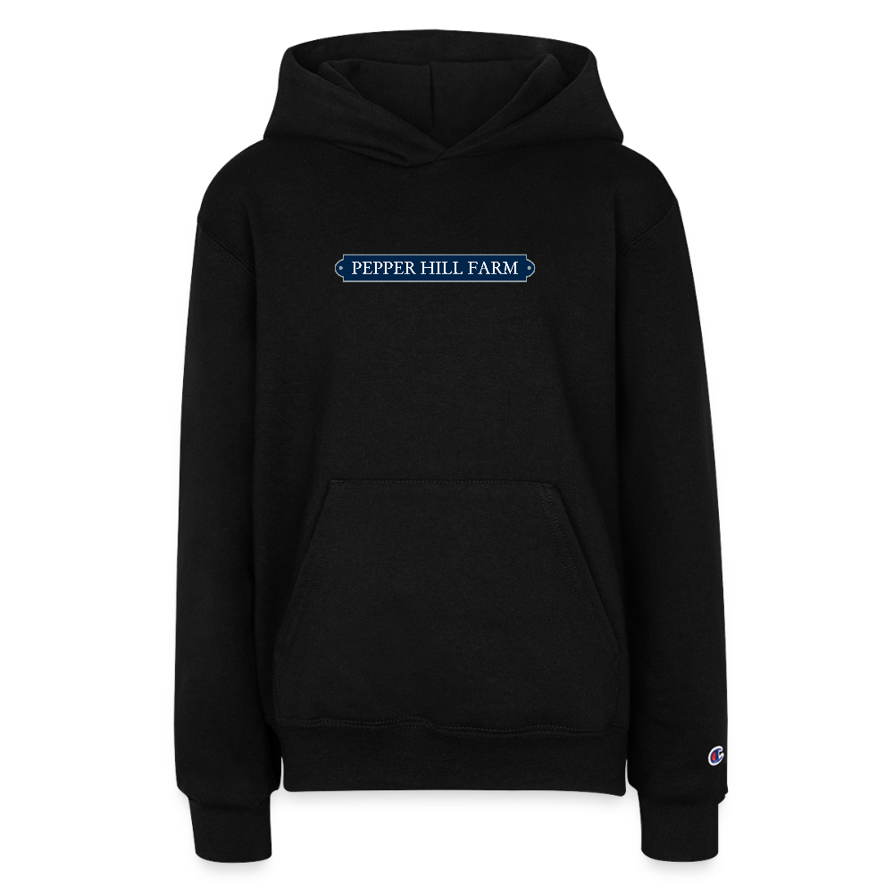 Champion Youth Hoodie - black