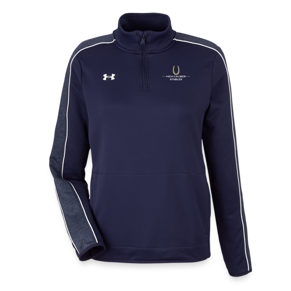 Under Armour Women's Command Quarter Zip 2.0 - navy/white