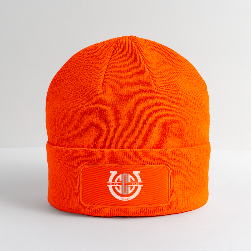 ShowCase Stables Patch Beanie - neon orange