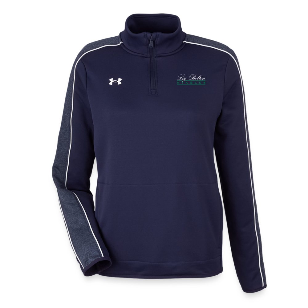 Under Armour Women's Command Quarter Zip 2.0 - navy/white
