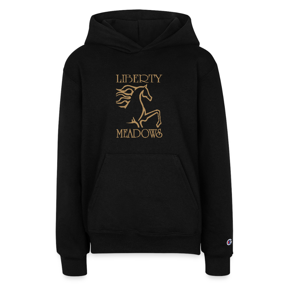 Champion Youth Hoodie - black