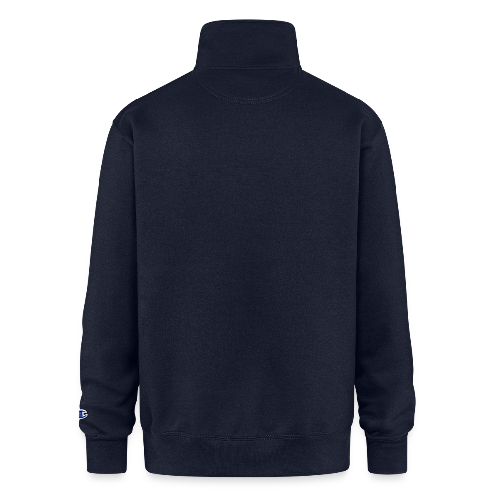 Champion Unisex Quarter Zip Sweatshirt - navy