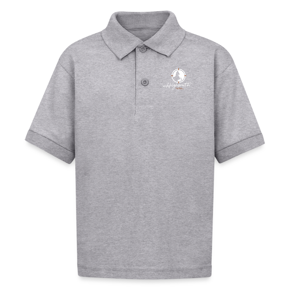Kids Polo - heather gray