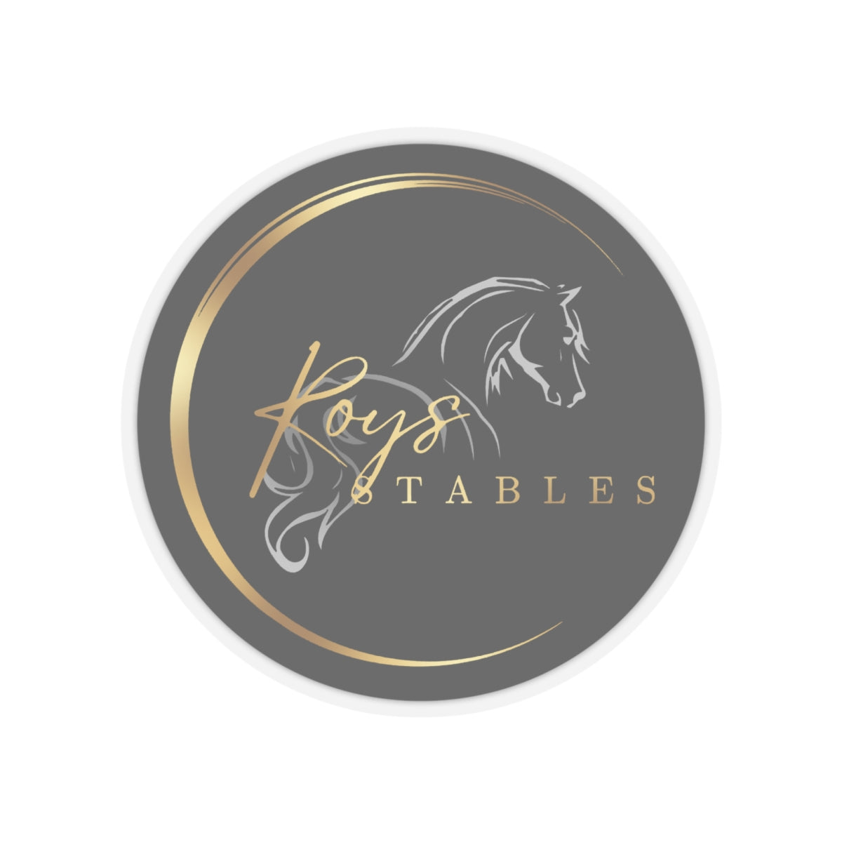 Stickers - 2 sizes, clear or white trim