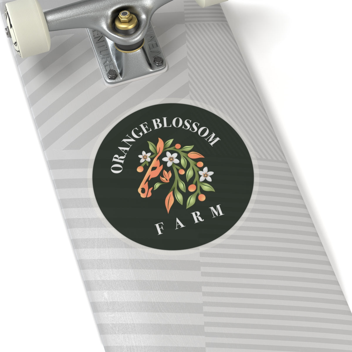 Stickers - 2 sizes, clear or white trim