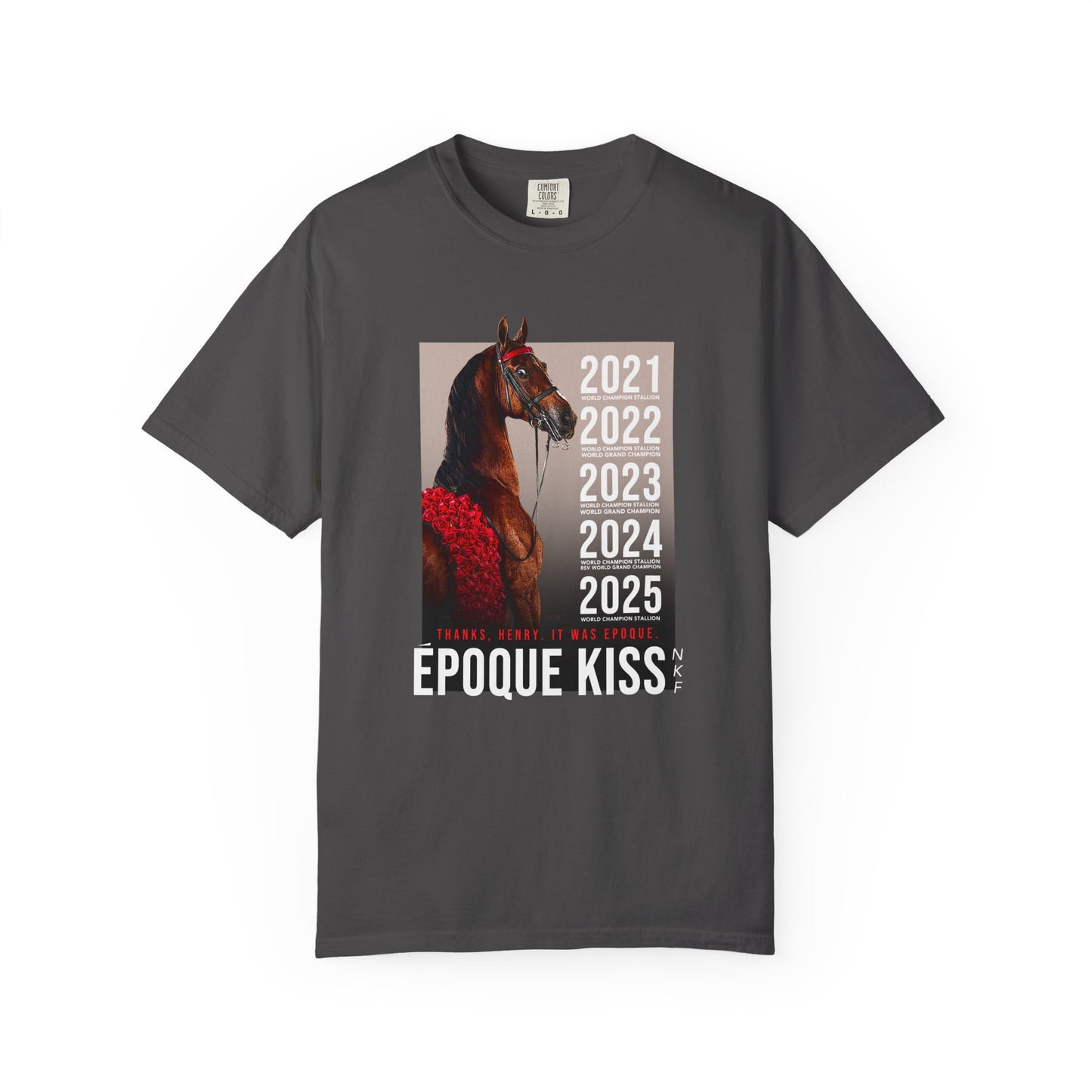 Époque Kiss - Front Design - Comfort Colors Tee