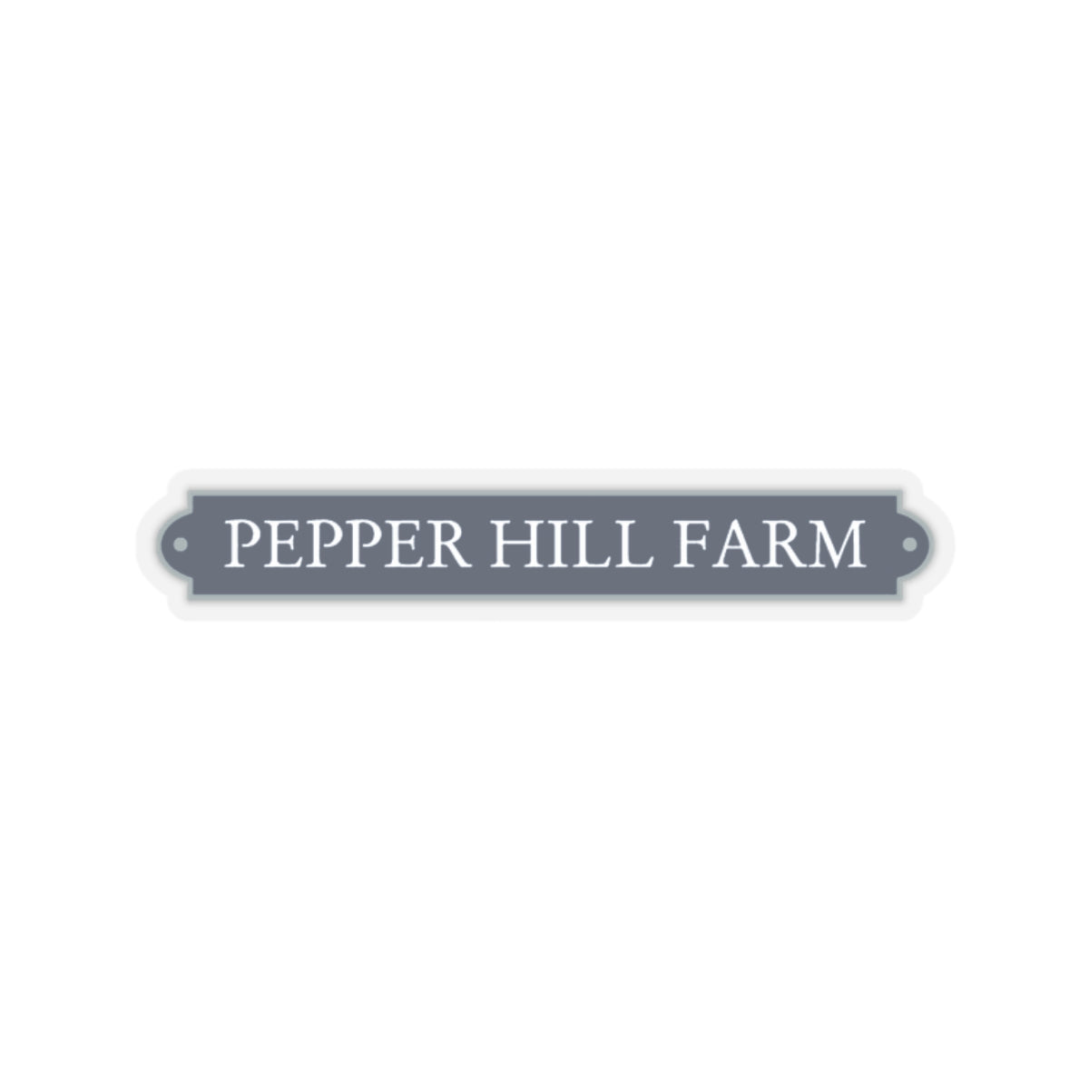 Stickers - 2 sizes, clear or white trim