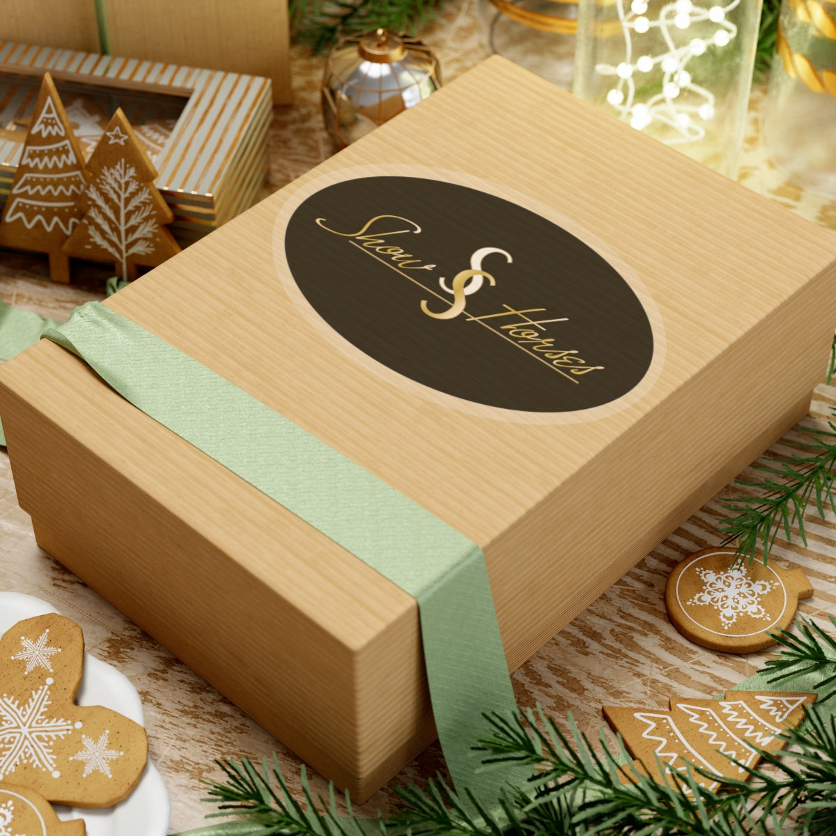 Stickers - 2 sizes, clear or white trim