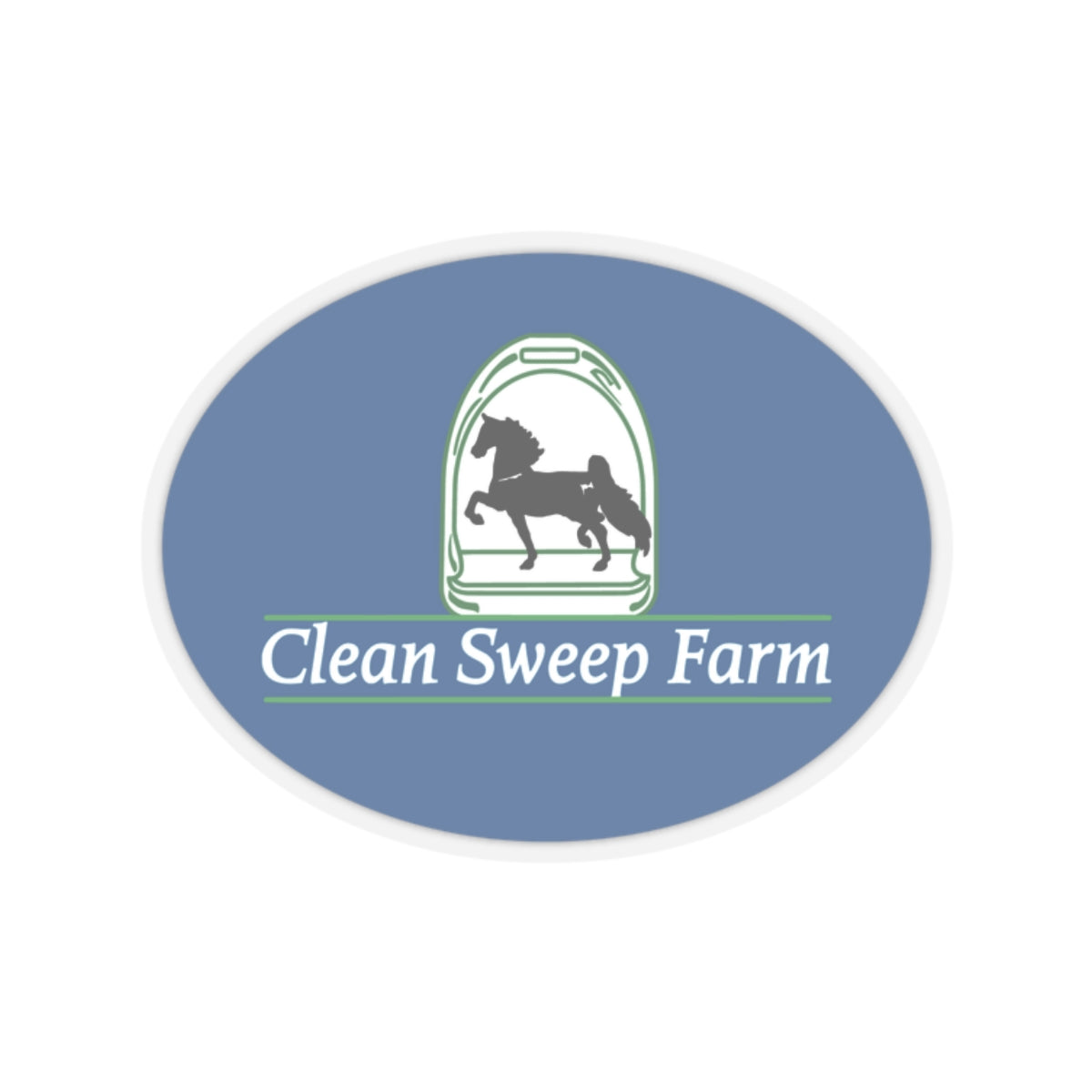 Stickers - 2 sizes, clear or white trim