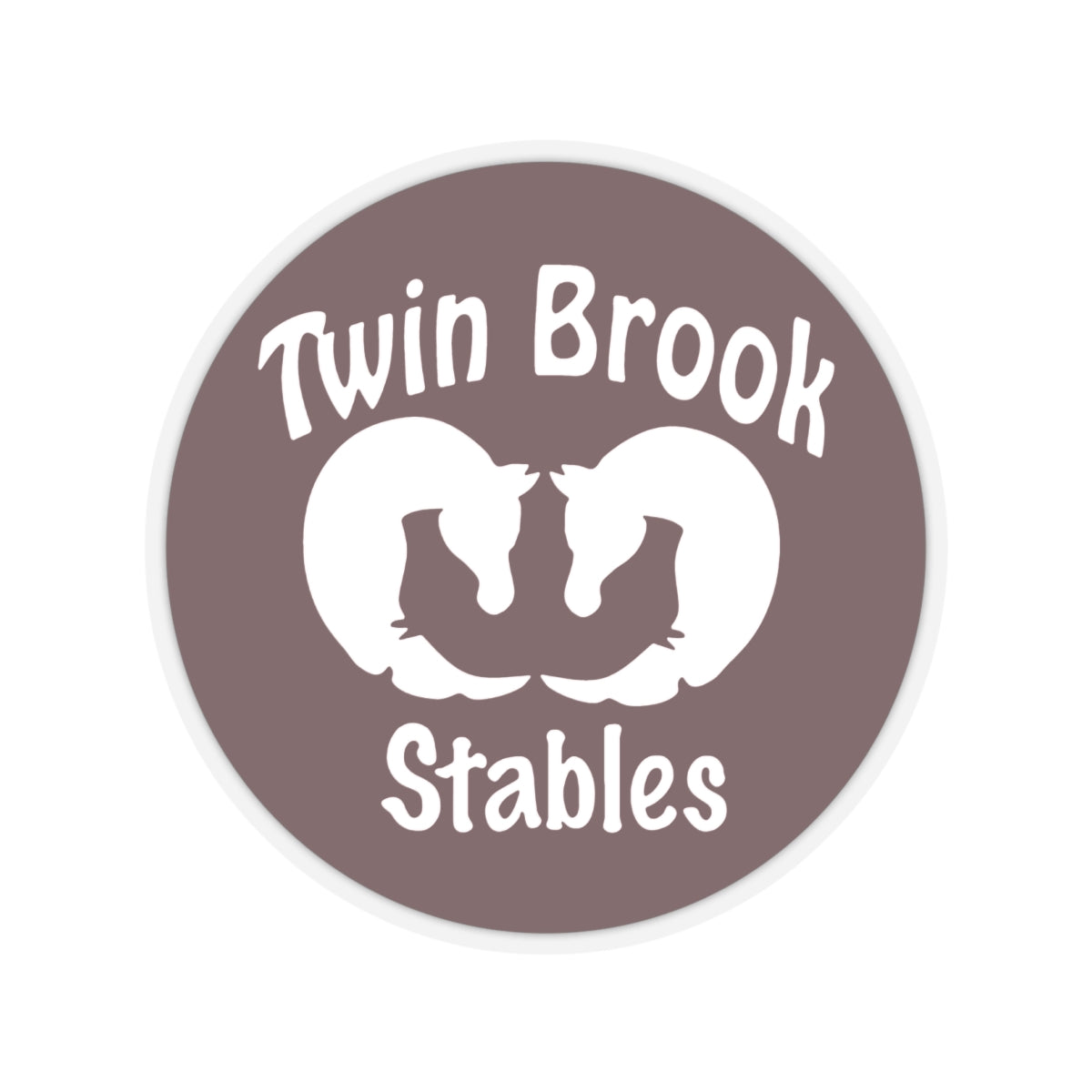 Stickers - 2 sizes, clear or white trim