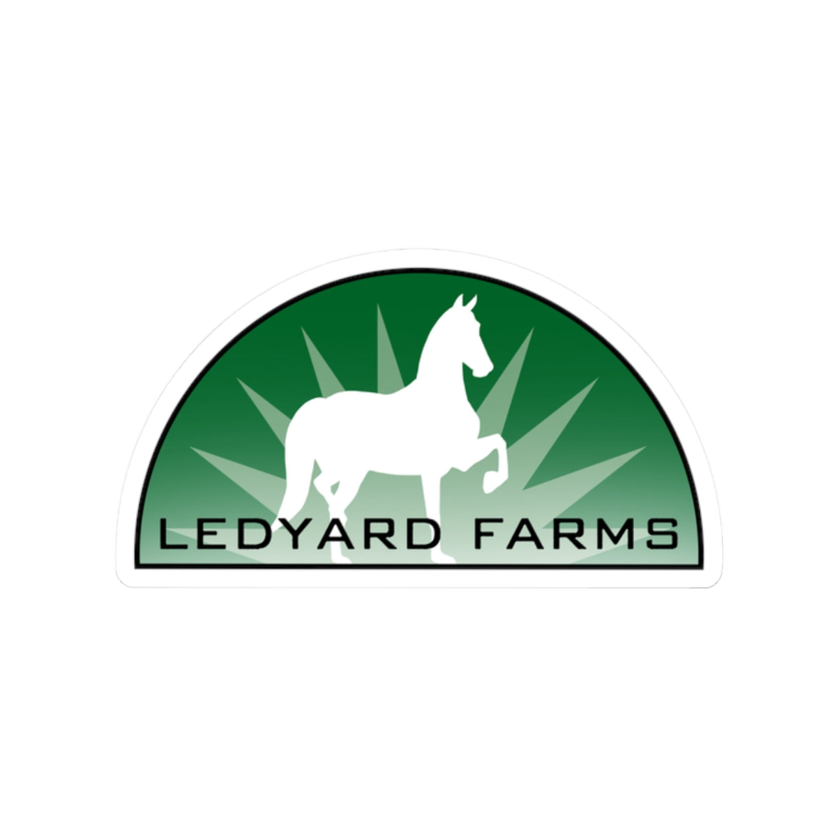 Stickers - 2 sizes, clear or white trim