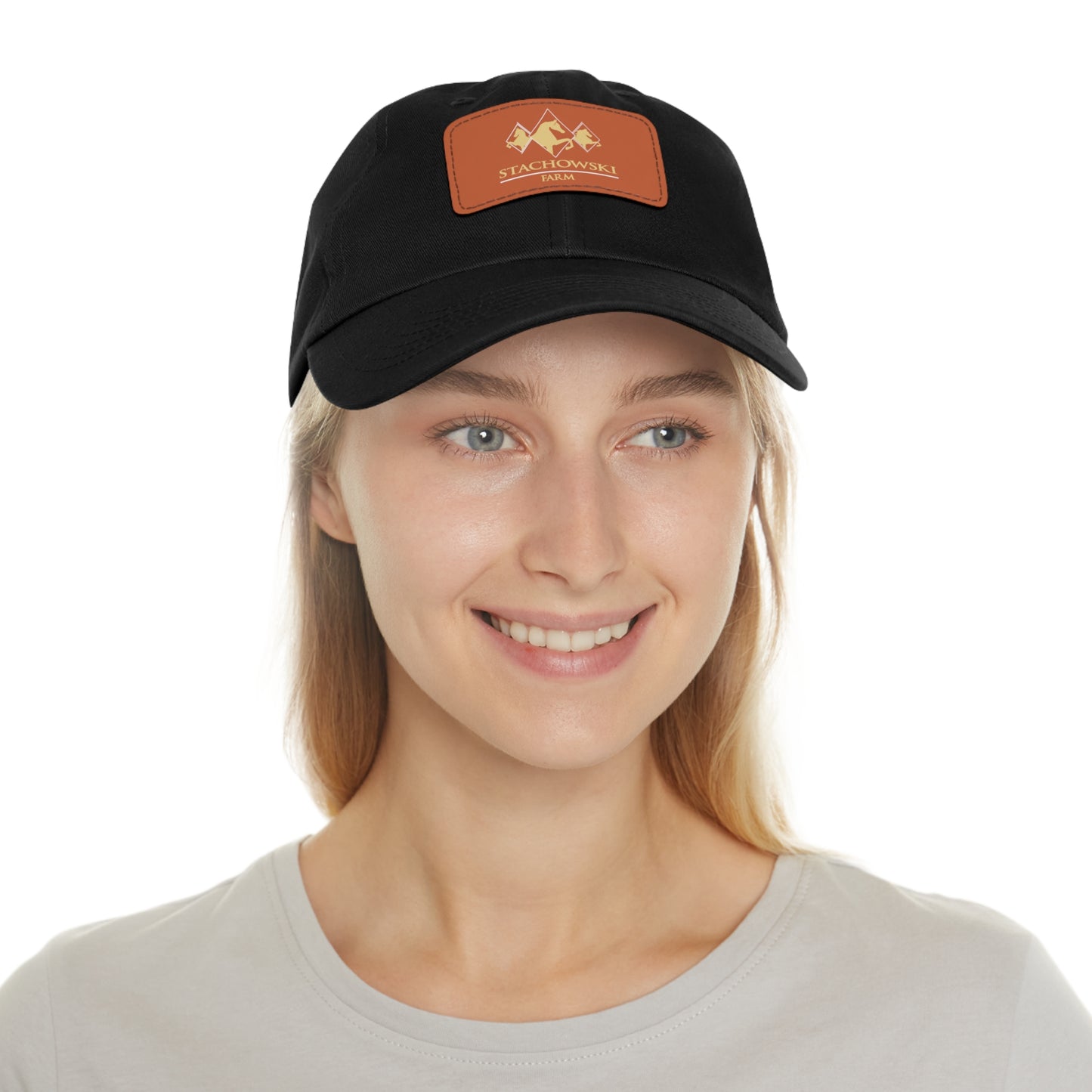 Leather Patch Hat
