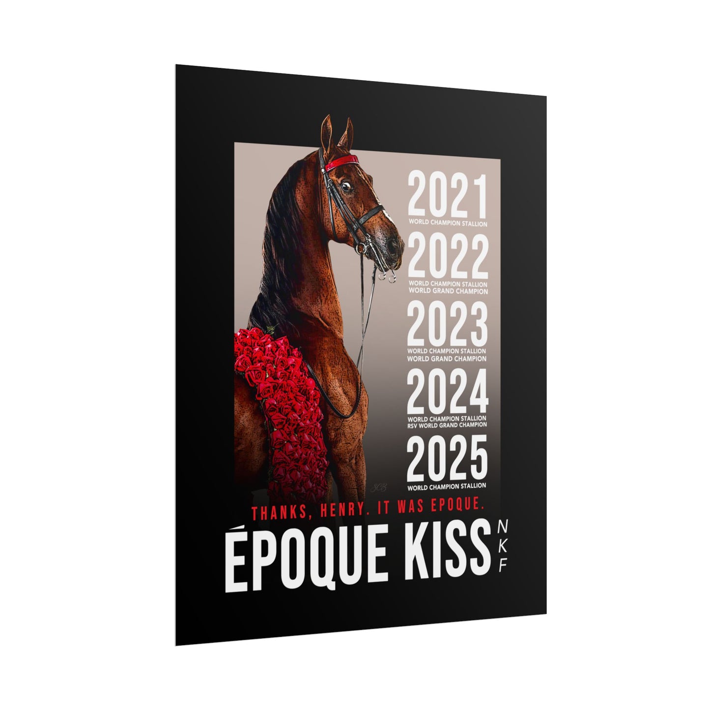 Époque Kiss NKF - Rolled Poster - 2 Sizes