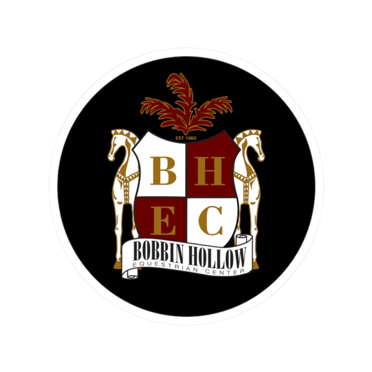 Stickers - 2 sizes, clear or white trim