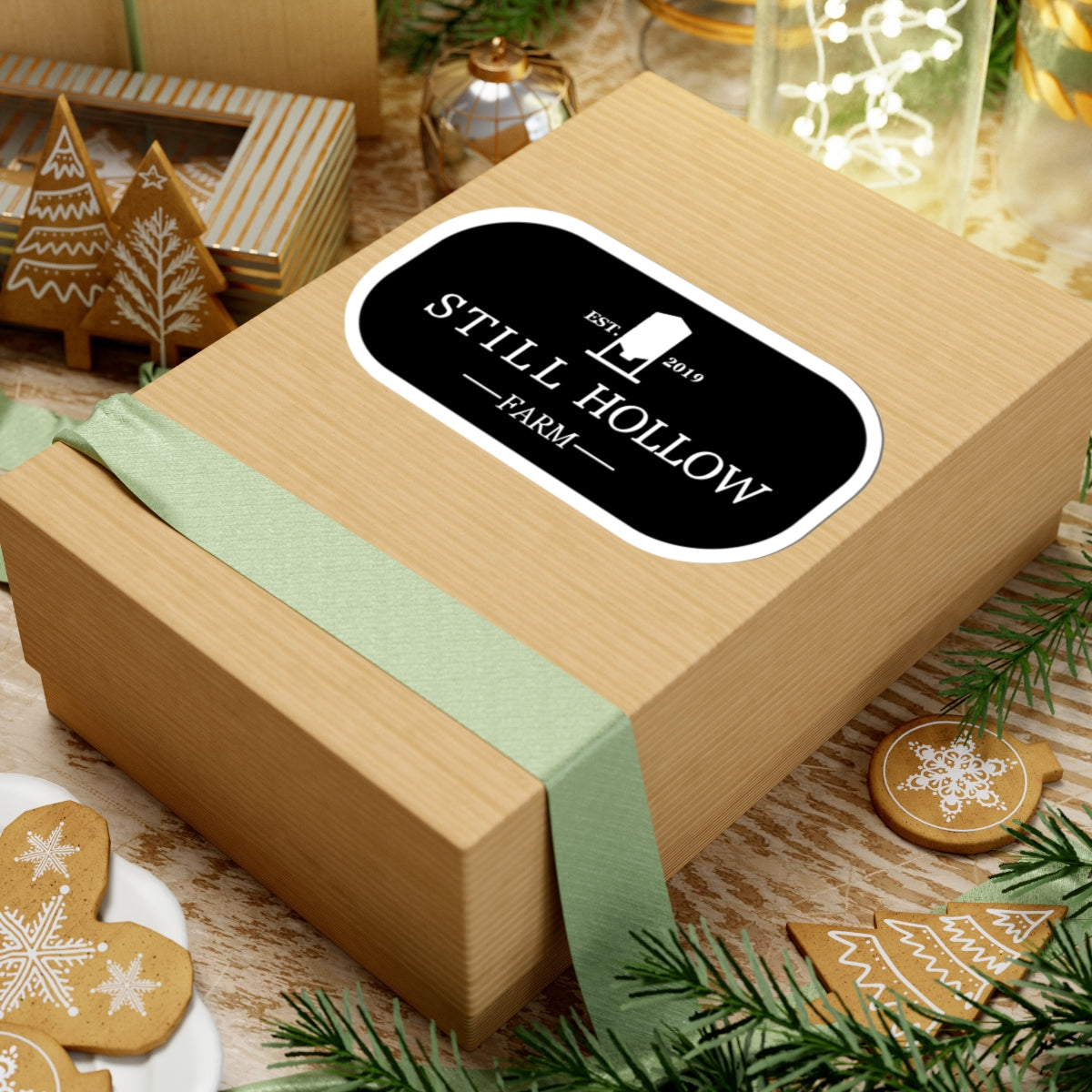 Stickers - 2 sizes, clear or white trim