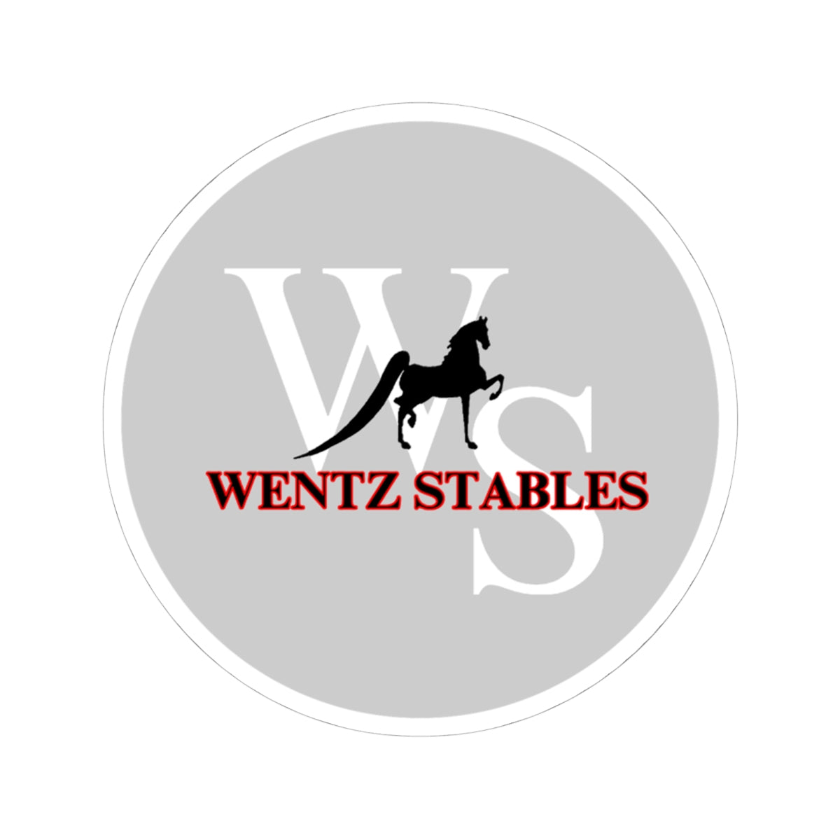 Stickers - 2 sizes, clear or white trim