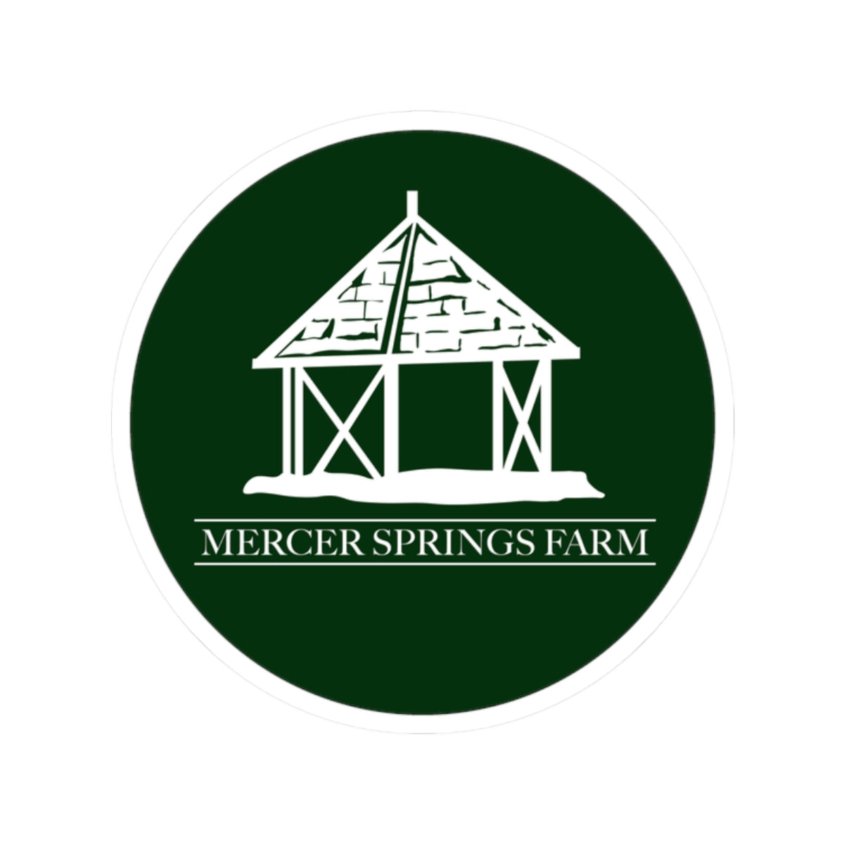 Stickers - 2 sizes, clear or white trim