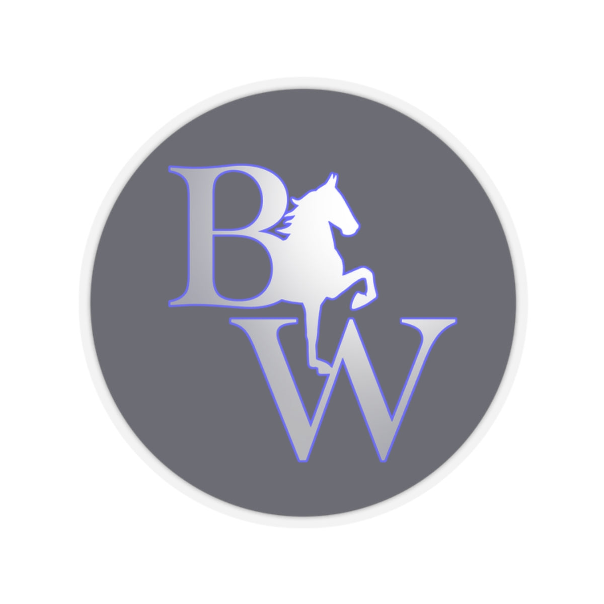 Stickers - 2 sizes, clear or white trim