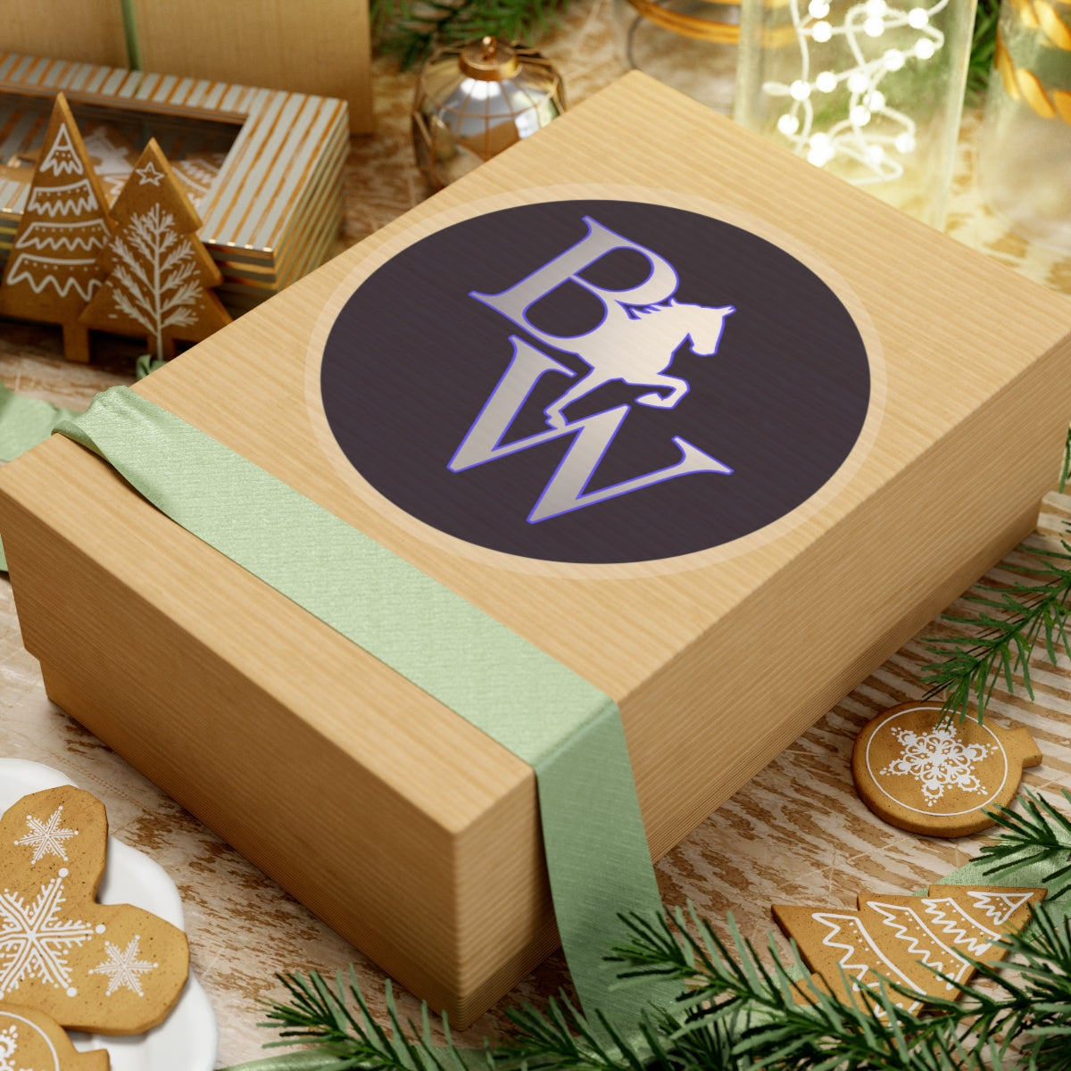 Stickers - 2 sizes, clear or white trim