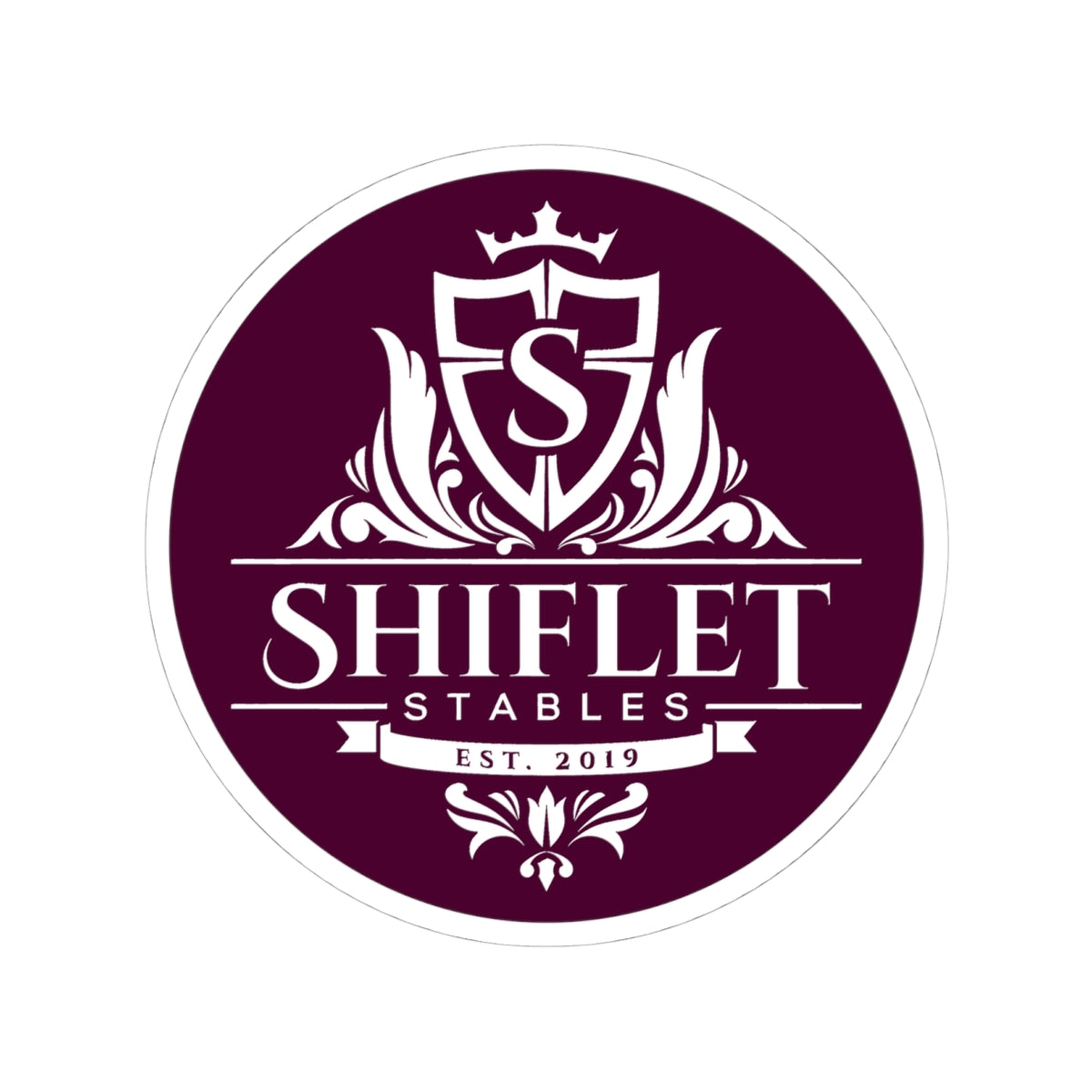 Stickers - 2 sizes, clear or white trim