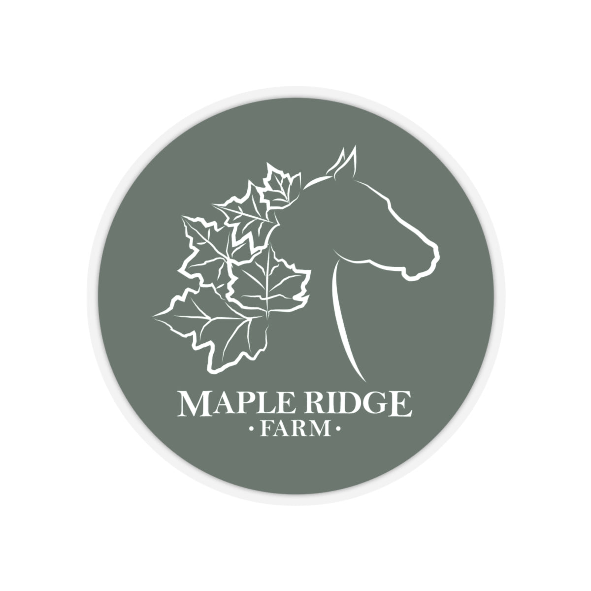 Stickers - 2 sizes, clear or white trim