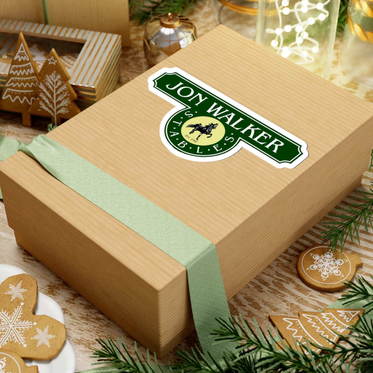 Stickers - 2 sizes, clear or white trim