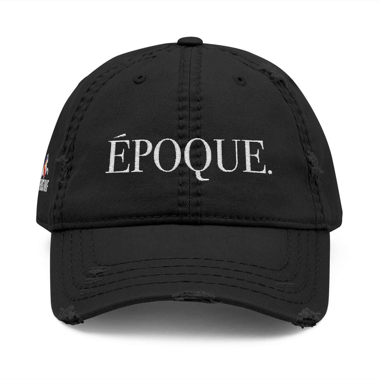 Époque. - Embroidered Distressed Hat