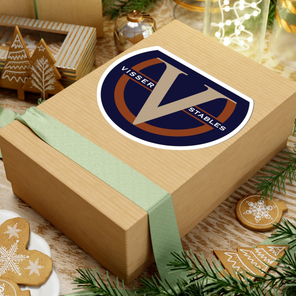 Stickers - 2 sizes, clear or white trim