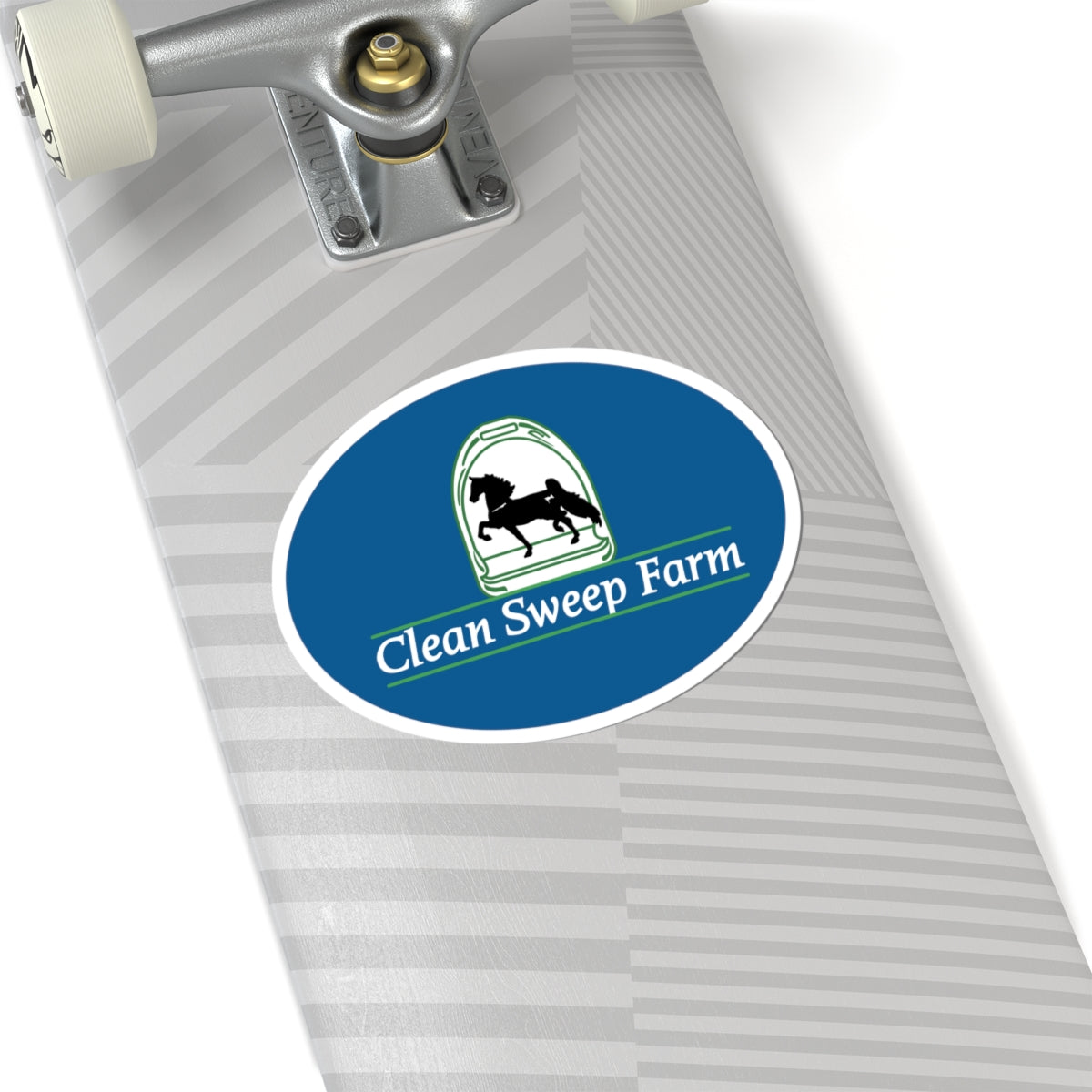 Stickers - 2 sizes, clear or white trim