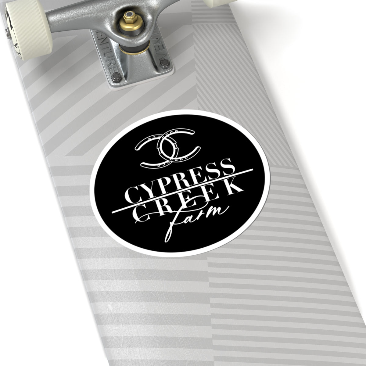 Stickers - 2 sizes, clear or white trim