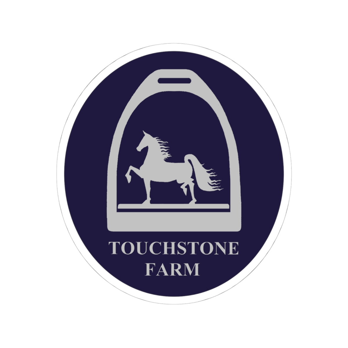 Stickers - 2 sizes, clear or white trim