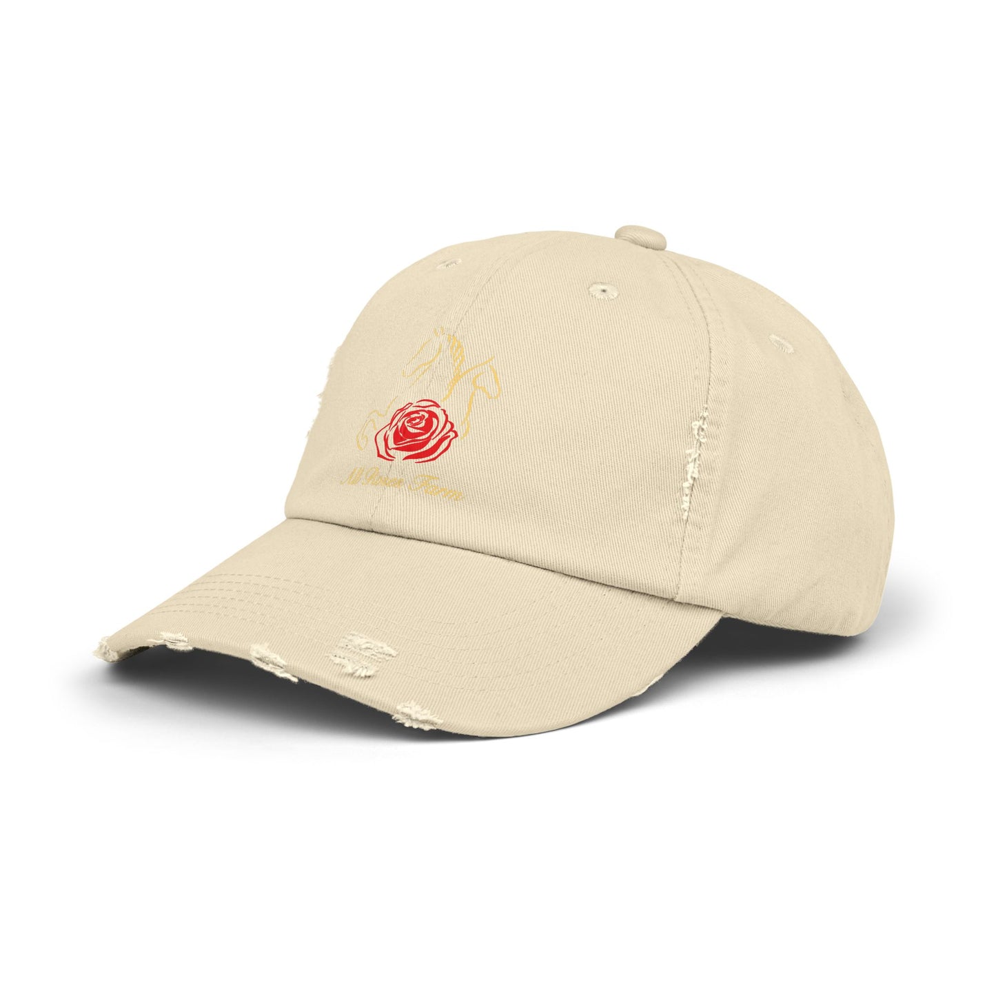 Distressed Cotton Cap
