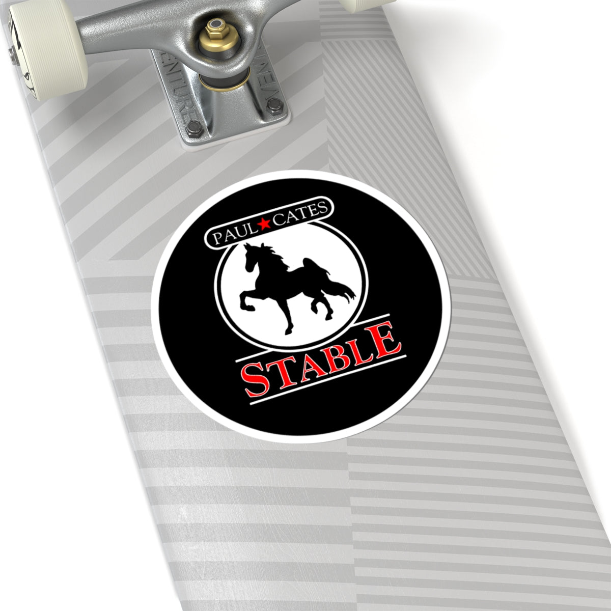 Stickers - 2 sizes, clear or white trim